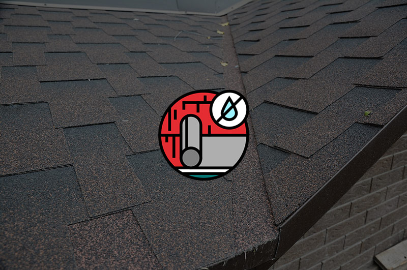 roof flashing and underlayment