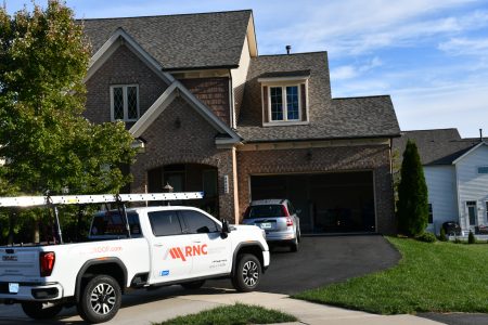 Completed residential roof by RNC Roofing