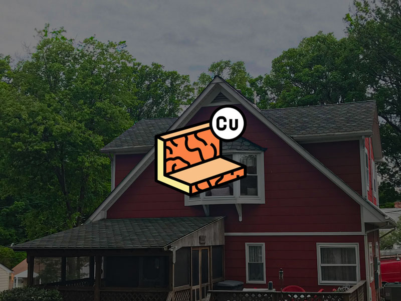 Copper Strips for Roof Moss: Preventing / Protecting
