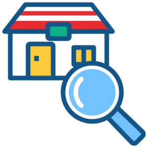 roof repair inspection icon