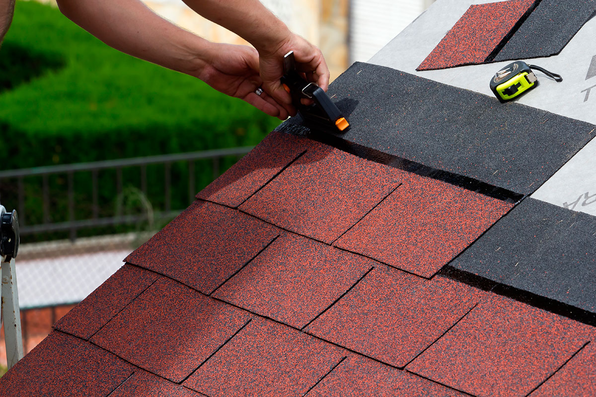 Finished residential roof by RNC Roofing